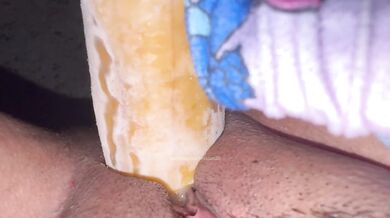 Fans challenge me part 2 using a banana for the first time goes wrong