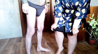 Taking care of my stepmother: I fuck her regularly
