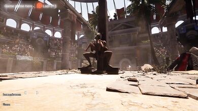 Once again, Lara couldn’t resist exploring the cave… and the statue couldn’t resist exploring hers. part 2