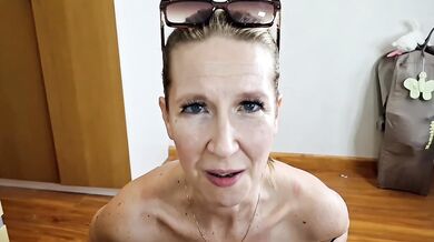 Entitled Karen Baseball Mom Sucks Coach’s Cock In Office For Son’s Starting Spot – POV Facial