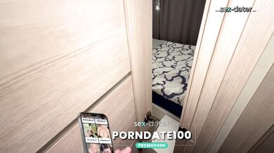 Lustful Maid Gave Me Her Huge Ass For The New Year, Couldn't Resist Fucking Her In POV
