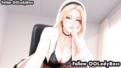 Lux blow job for her boss hentai anime from League Of Legends by ooladyboss