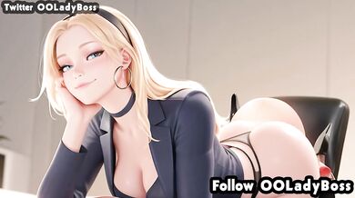 Lux blow job for her boss hentai anime from League Of Legends by ooladyboss