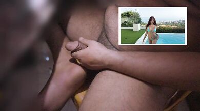 High AF Cuck Edging to Redhead Slut Audrey Reid Squirting in Garden Threesome