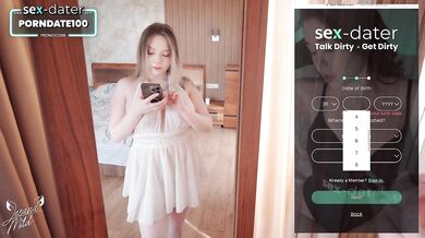 Cutie Angel Met a Stranger on Sex-Dater and Let Him Cum on Her Tight Pussy