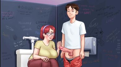 My friend Jerk me at school bathroom