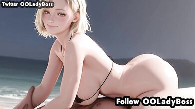 Grace Ashcroft blow job for her boss hentai anime from Resident Evil 9 by ooladyboss