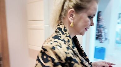 Sweet Innocent Blonde MILF on Her First Porn Casting