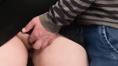 Anita Feet fingers tight pussy under public lights