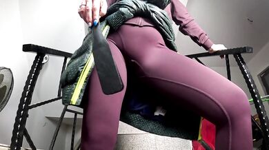 Downjacket Tease, Sweaty Tracksuit Cameltoe and Pussy Slapping