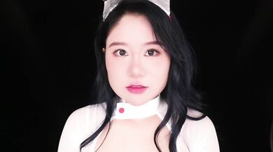 ASMR Hot Girl Nurse ZOMBIE Eat Your Brain | Nurse Ear eating and Ear Licking | Halloween
