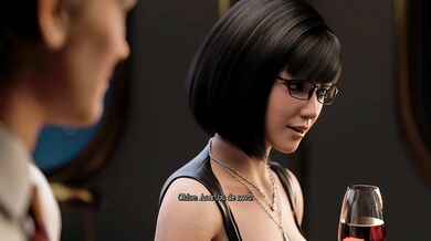 FreshWomen S2 (DLC Chloe Desire Express) Scene 1: Naughty Chloe is crazy to suck the detective's dick.