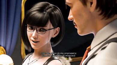 FreshWomen S2 (DLC Chloe Desire Express) Scene 1: Naughty Chloe is crazy to suck the detective's dick.