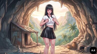 MY SECRET ADVENTURE I took my fan to an abandoned cave and begged him to fuck me Sensual dance and intense POV Striptease sexy dancing and getting sex