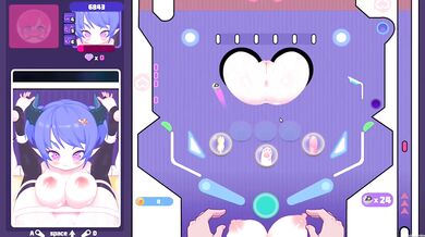 Hentai Game –Elf Girl Pinball - Lvl 1 Normal Mode