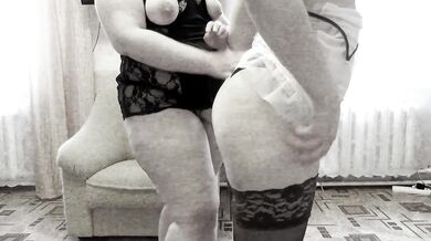 I fuck my lesbian friend's ass with a strap-on