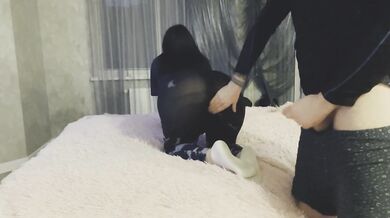 Fucked juicy ass in leggings
