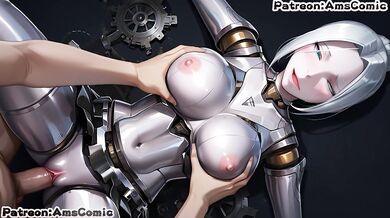 League Of Legends hentai ams animation - Orianna big tits blow job hentai by amscomic