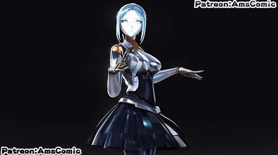 League Of Legends hentai ams animation - Orianna big tits blow job hentai by amscomic