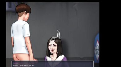 Huge Cum Load In Her Face | Summertime Saga Gameplay | Nadya Scene Part 2