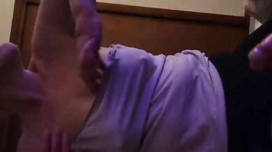 Amateur Pawg Gives Neighbor BJ While He Brings Her To Loud Climax