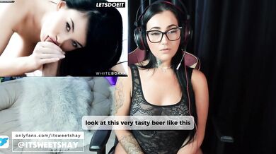 Porn React - Eveline Dellai - Amazing Brunette Romantic Girlfrined Deepthroat, Missionary, Small Tits, Pussy Licking, Anal - LetsDotIt - ItSweetShay
