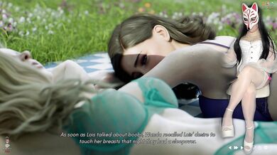 Ms Denvers (80) - MILF licked a college girl on a picnic