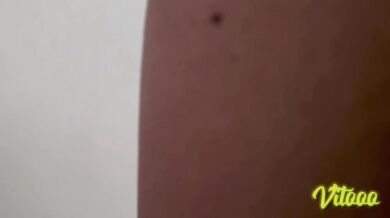 Skinny girl giving herself completely to her boyfriend, watch as he ends up fucking her doggy style