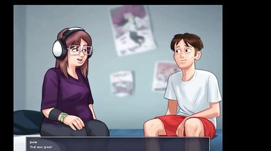 Had Fun Roleplay Sex With My Chubby Classmate | Summertime Saga Gameplay | June Scene Part 1