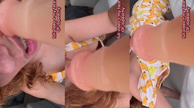 Sloppy Head & Slow Strip - Amateur Dildo Solo