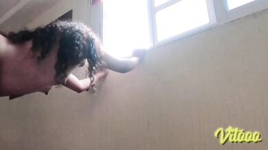 Couple in love having sex after bathing - Sexy couple