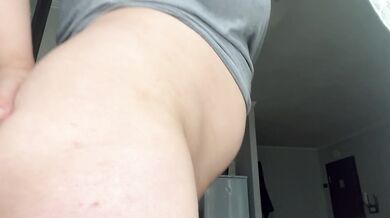 Big Natural Tits Girl Teasing and Showing Off in Apartment - Solo Home Tour