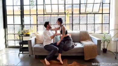 REAL! Hot Passionate Sex with Messy CumKiss Finish