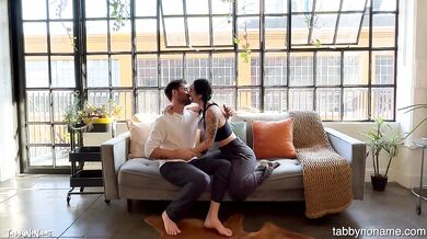 REAL! Hot Passionate Sex with Messy CumKiss Finish