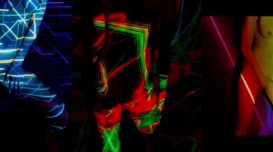 Naked disco girl