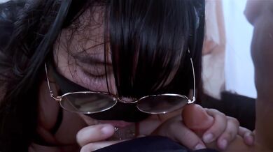 Thick pinay girlfriend had a sloppy blowjob with two boner ( Tantaly male torso sex doll)