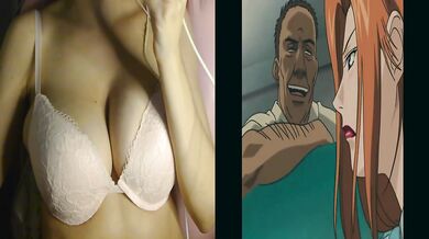 Cutie with Big Tits Likes Doggystyle Fucking in the Bathroom- Hentai Porn React