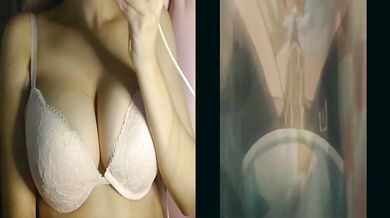 Cutie with Big Tits Likes Doggystyle Fucking in the Bathroom- Hentai Porn React