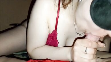 Hardcore scene opens with pussy throttled tight