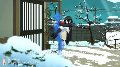 Hentai Game – Massive Tits Babe Rough Sex in Cold Weather