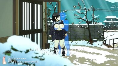 Hentai Game – Massive Tits Babe Rough Sex in Cold Weather