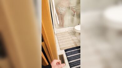 Creeping on Girl Showering