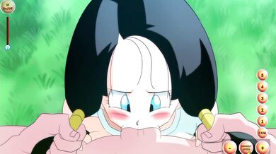 Dragón ball z : chica sexi no me quiere dejar de chupar la polla vean como le saco mi pene rápido