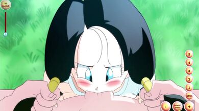 Dragón ball z : chica sexi no me quiere dejar de chupar la polla vean como le saco mi pene rápido