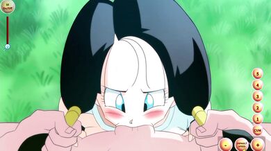 Dragón ball z : chica sexi no me quiere dejar de chupar la polla vean como le saco mi pene rápido