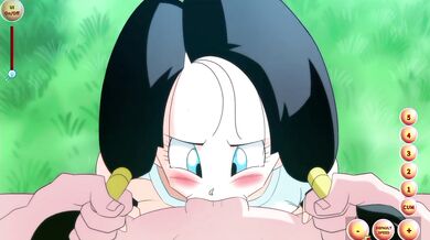 Dragón ball z : chica sexi no me quiere dejar de chupar la polla vean como le saco mi pene rápido