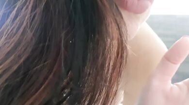 German Girlfriend rides your cock on holiday (German JOI POV)