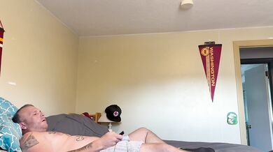 Young stepmom came home early and caught me with my dick out
