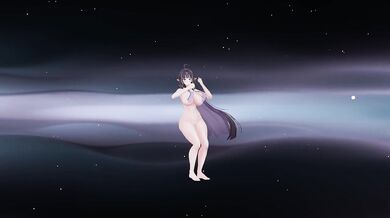 Hentai Elf VTuber Dances KPop | Sheesh Nude MMD