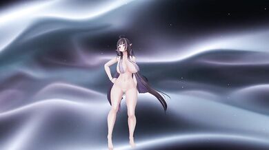 Hentai Elf VTuber Dances KPop | Sheesh Nude MMD